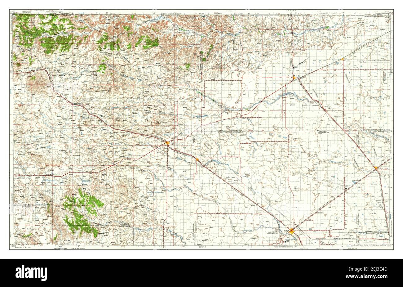 Historic Map of Dalhart
