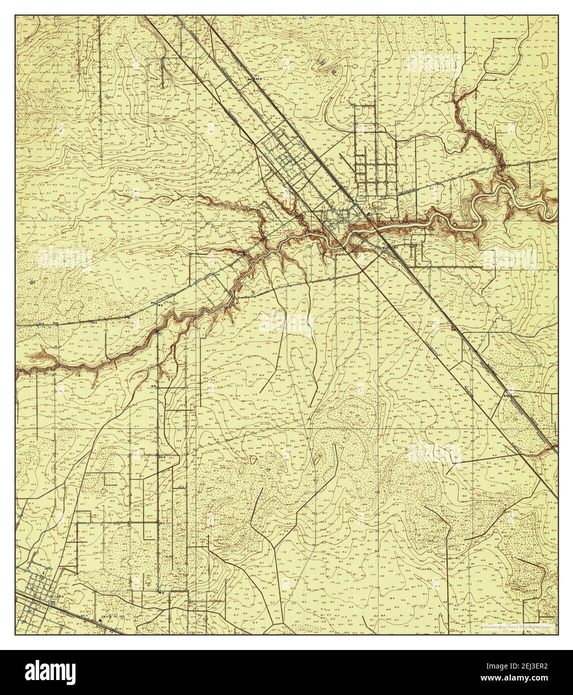 Dickinson, Texas, map 1929, 124000, United States of America by Timeless Maps, data U.S