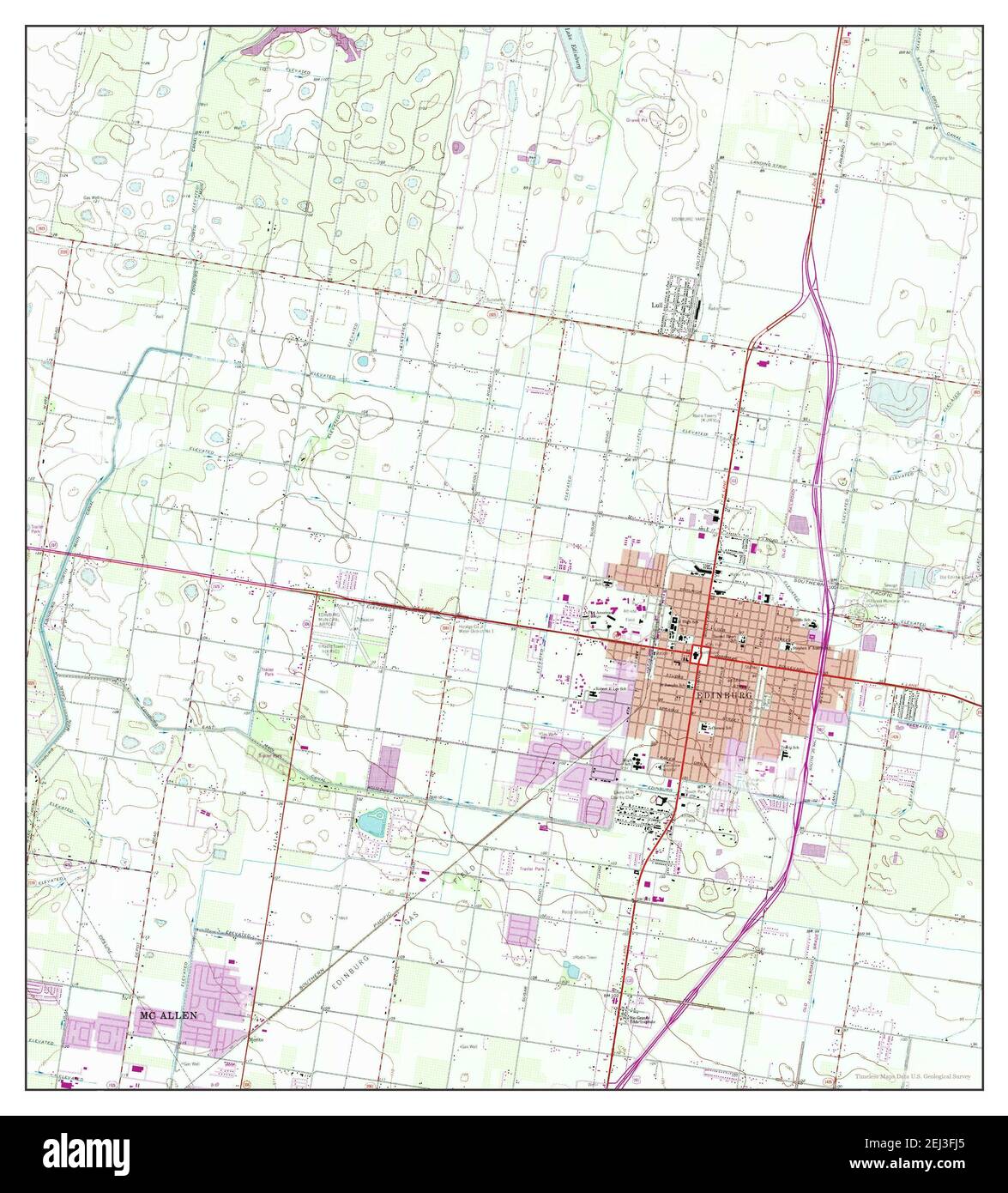 Edinburg Tx On Map Edinburg, Texas, Map 1963, 1:24000, United States Of America By Timeless  Maps, Data U.s. Geological Survey Stock Photo - Alamy