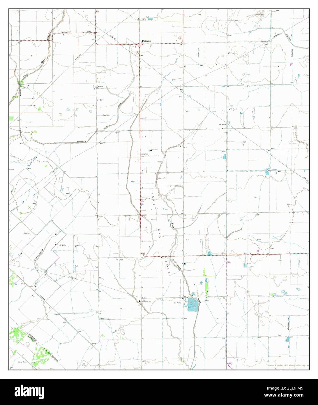 El Campo SE, Texas, map 1965, 124000, United States of America by