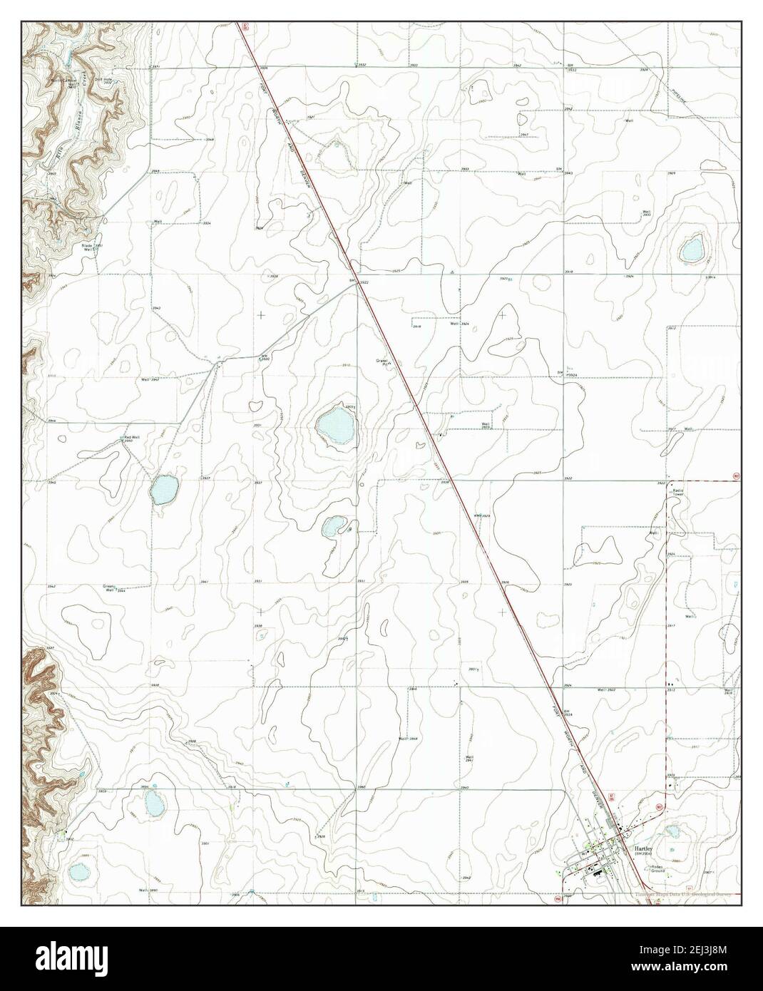 Hartley, Texas, map 1973, 124000, United States of America by Timeless Maps, data U.S