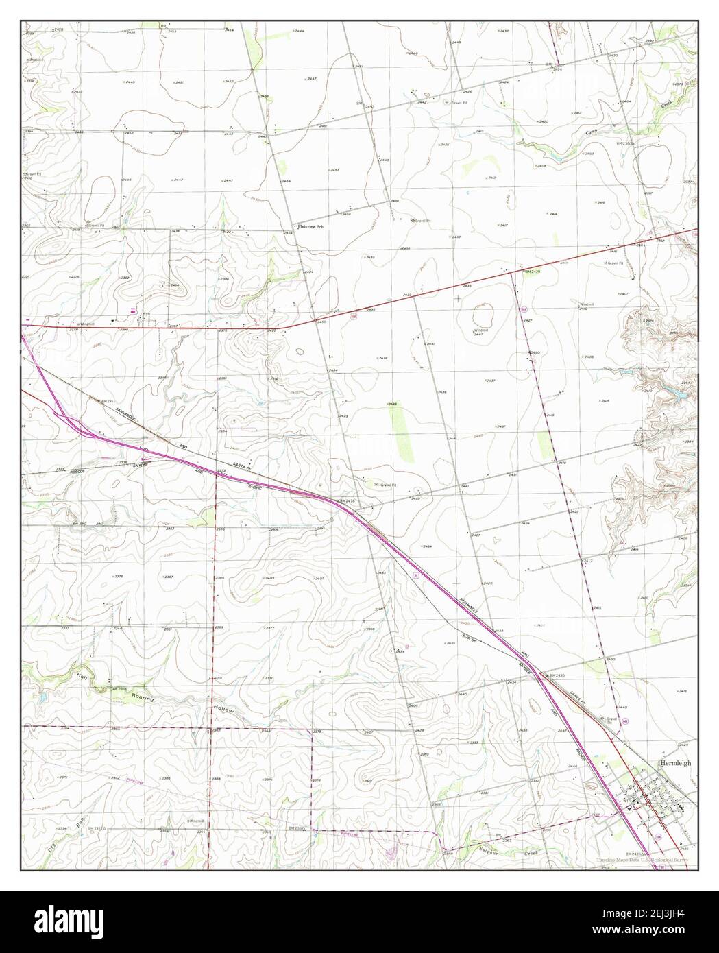 Hermleigh texas map Cut Out Stock Images & Pictures Alamy