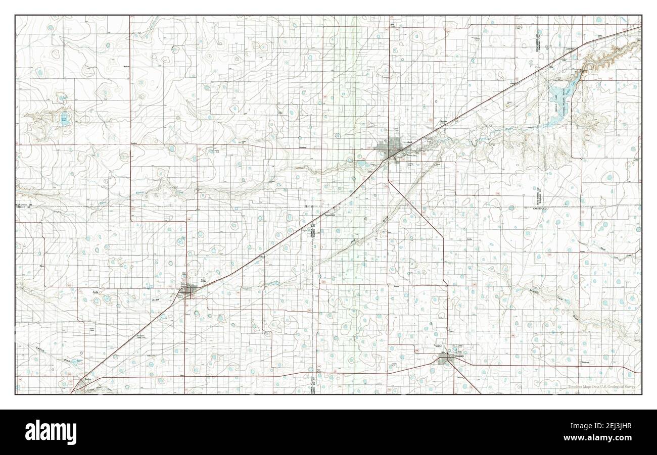 Hereford, Texas, map 1985, 1100000, United States of America by