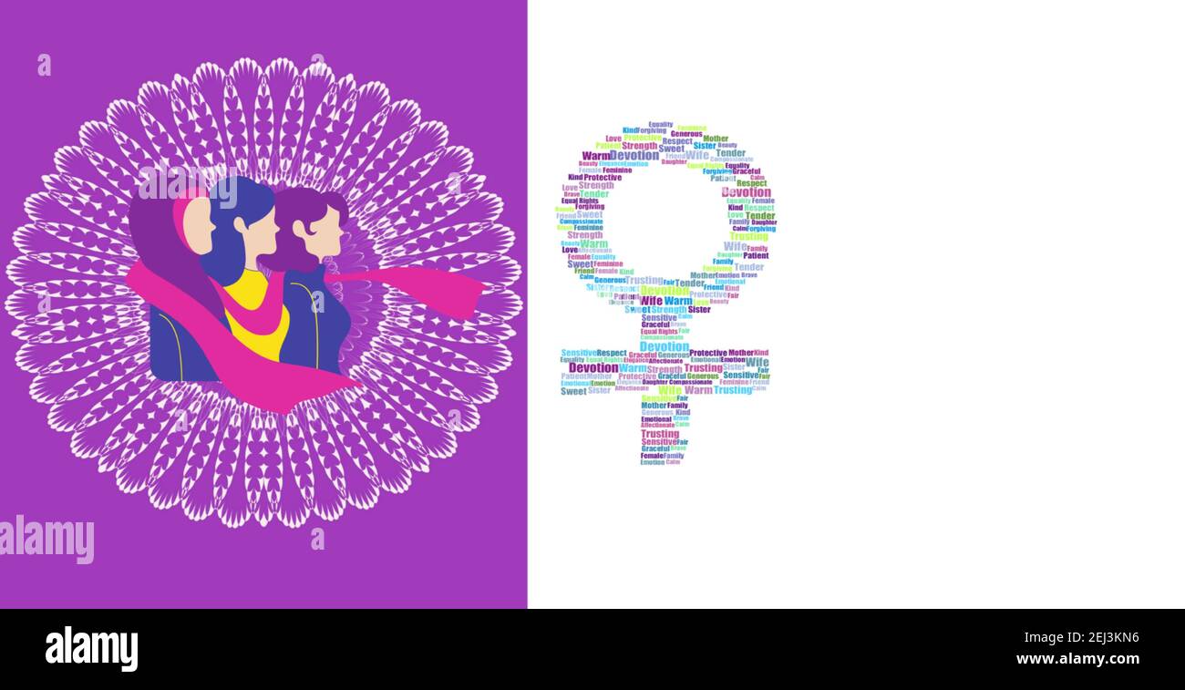 Women's day card Stock Photo - Alamy