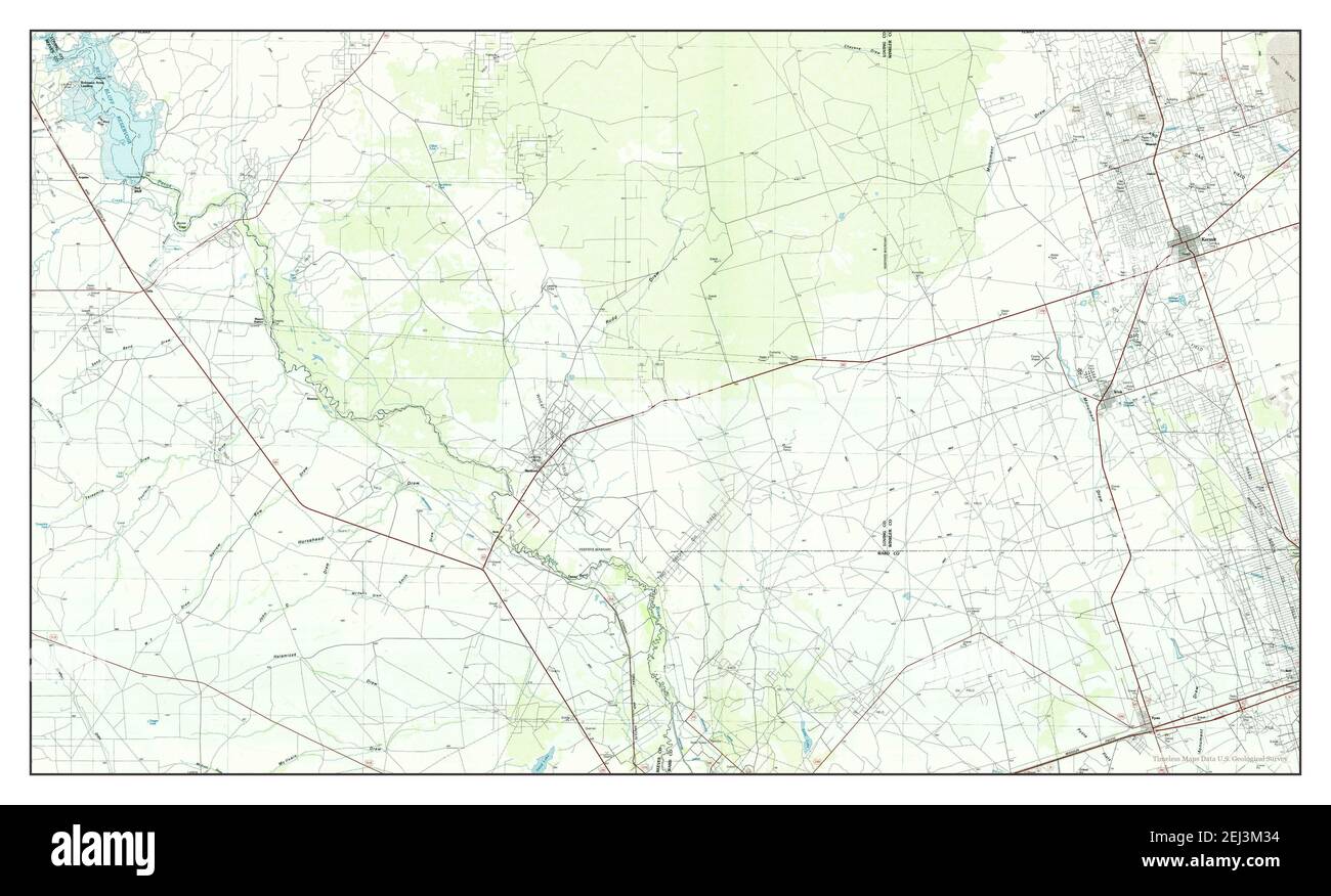 Kermit, Texas, map 1986, 1100000, United States of America by Timeless