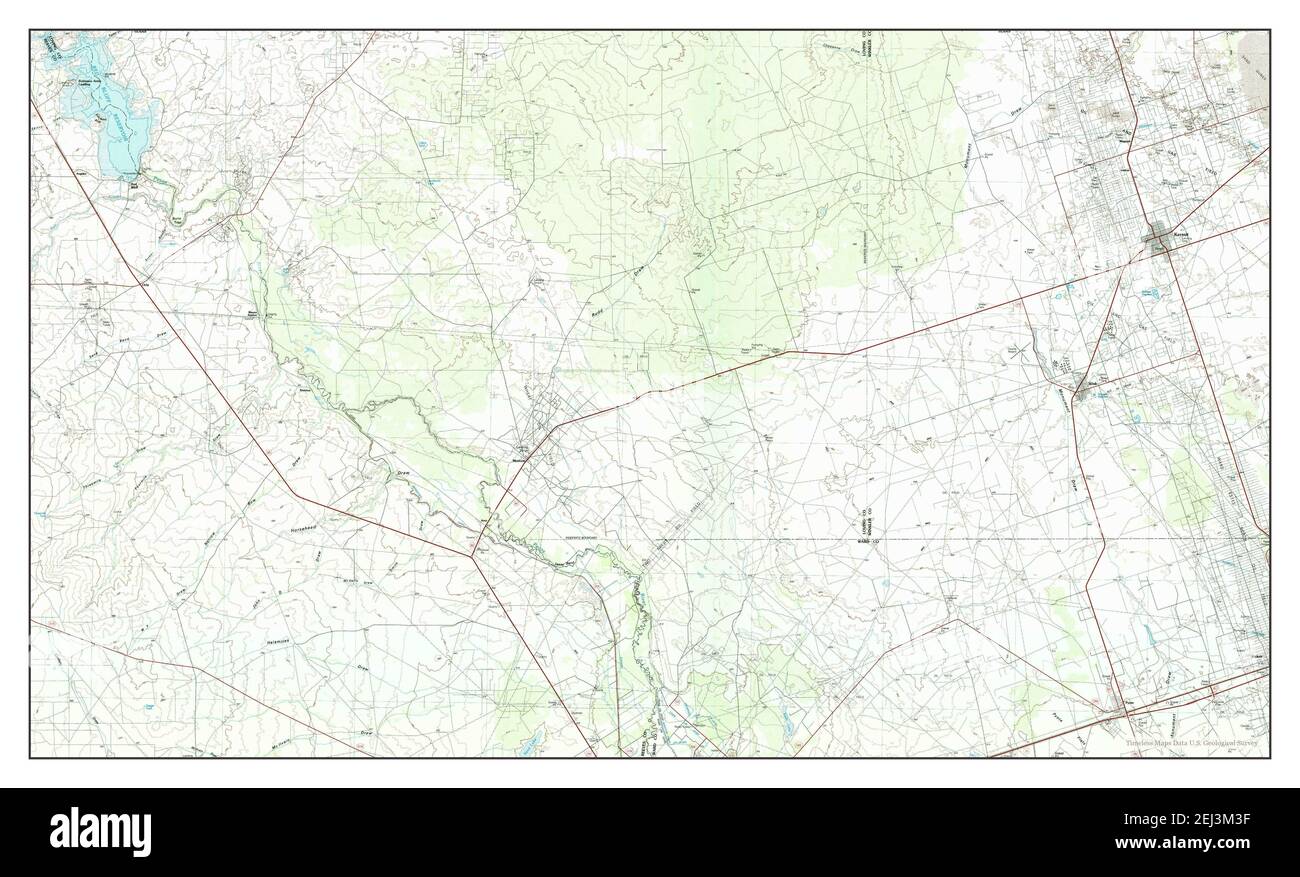 Kermit, Texas, map 1986, 1100000, United States of America by Timeless