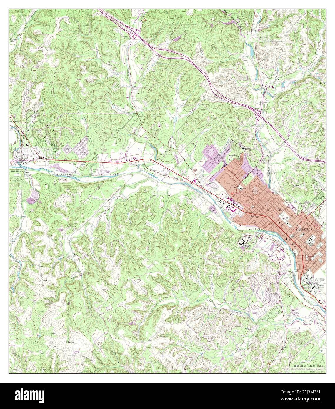 Kerrville Texas Map 1964 1 24000 United States Of America By Kerrville texas map 1964 1 24000 united states of america by