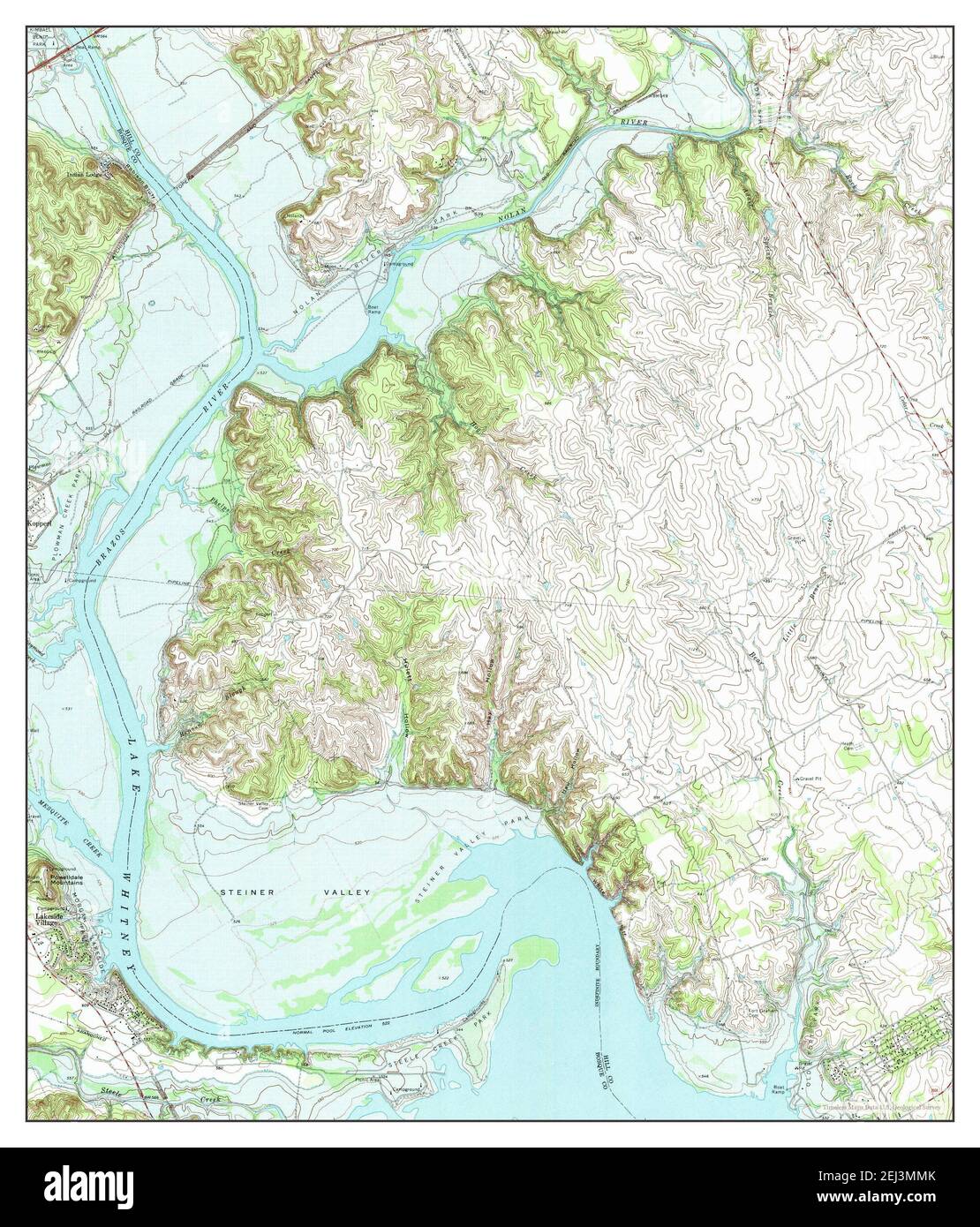 Lakeside Village, Texas, map 1968, 124000, United States of America by Timeless Maps, data U.S