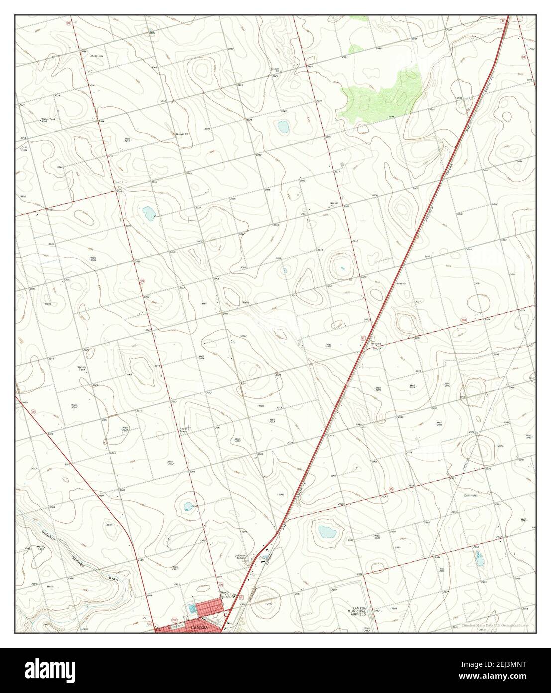 Map of lamesa texas Cut Out Stock Images & Pictures Alamy