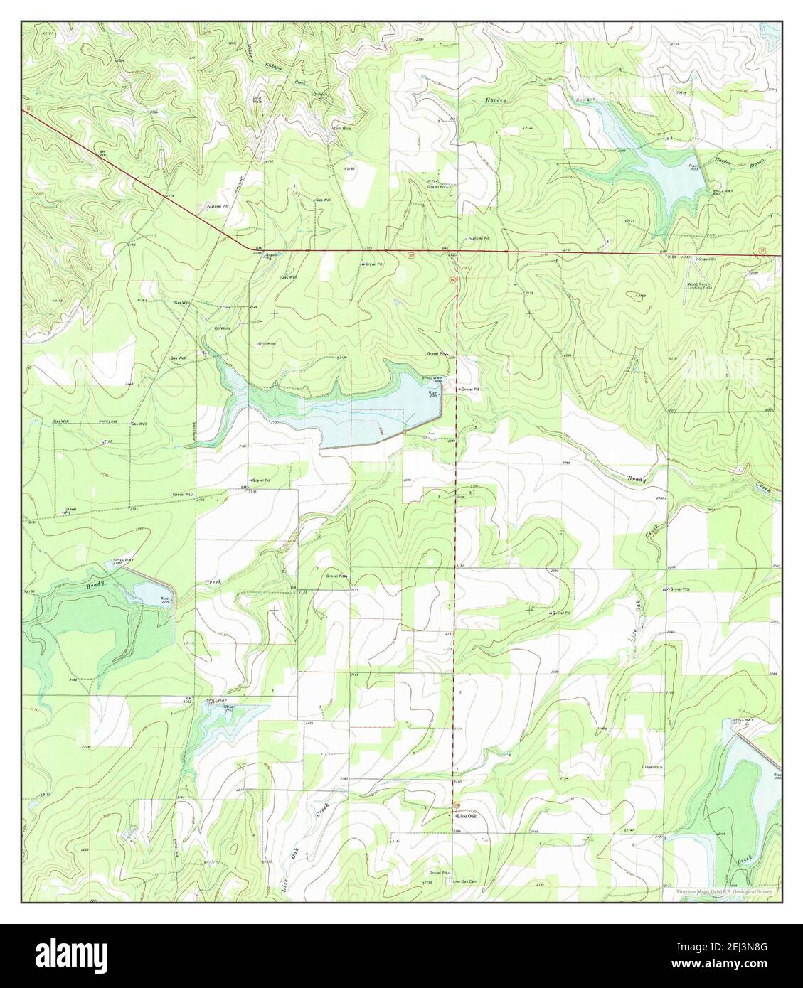 Live Oak, Texas, map 1970, 124000, United States of America by