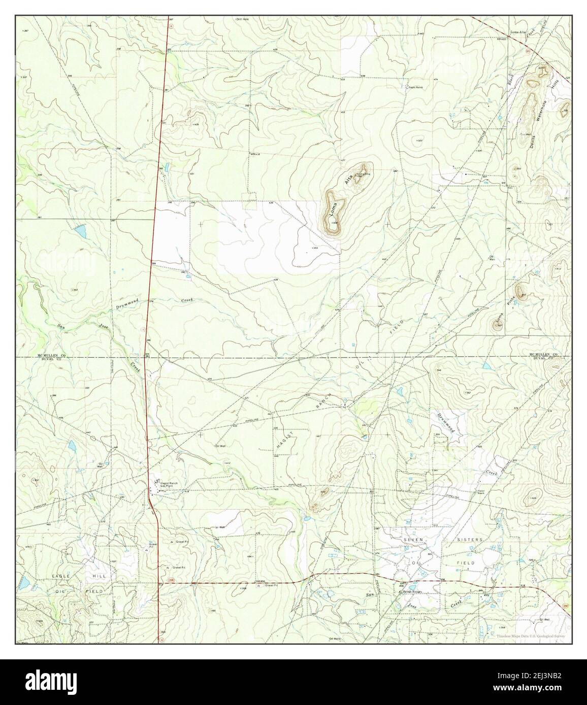 Loma Alta, Texas, map 1969, 124000, United States of America by