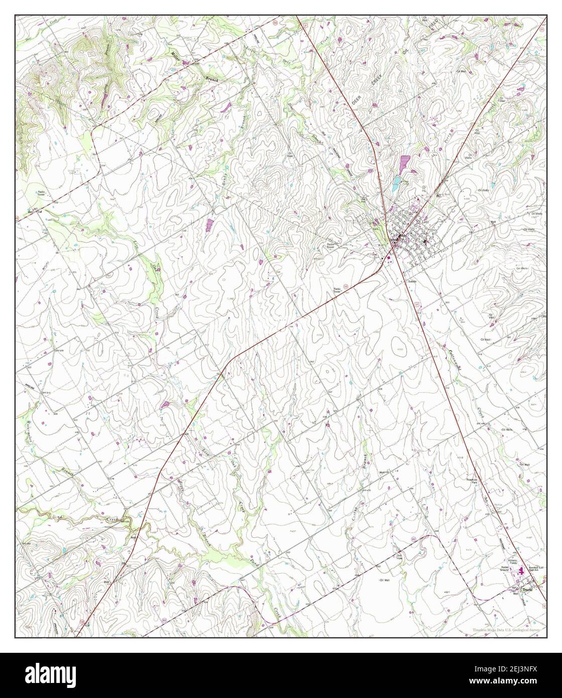 Lott, Texas, map 1963, 124000, United States of America by Timeless Maps, data U.S. Geological