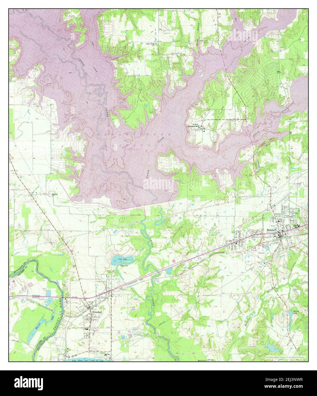 Malakoff texas map Cut Out Stock Images & Pictures Alamy