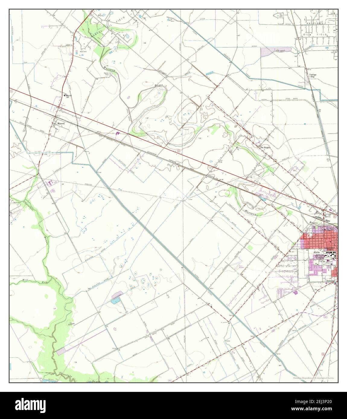 Manvel map Cut Out Stock Images & Pictures Alamy