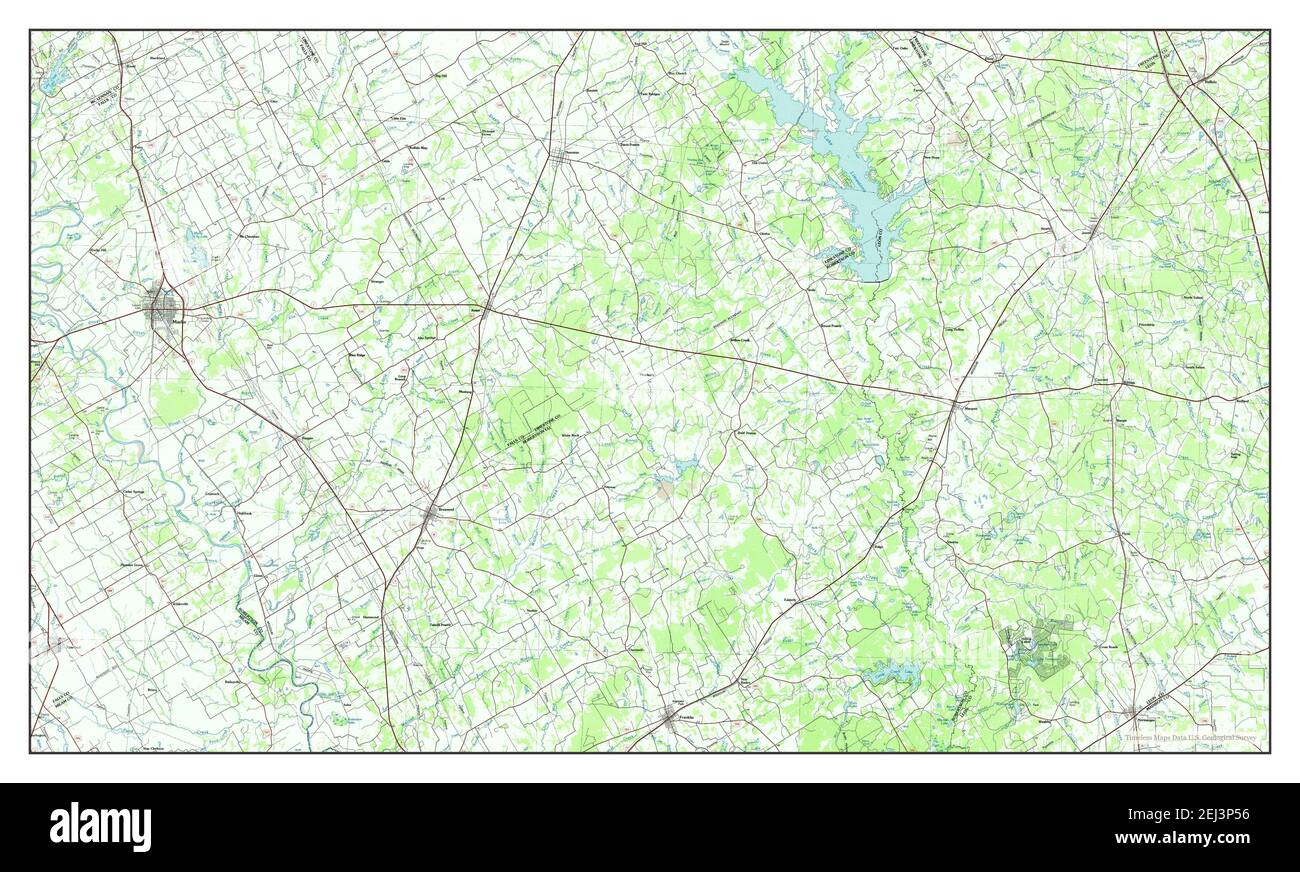 Marlin, Texas, map 1985, 1100000, United States of America by Timeless