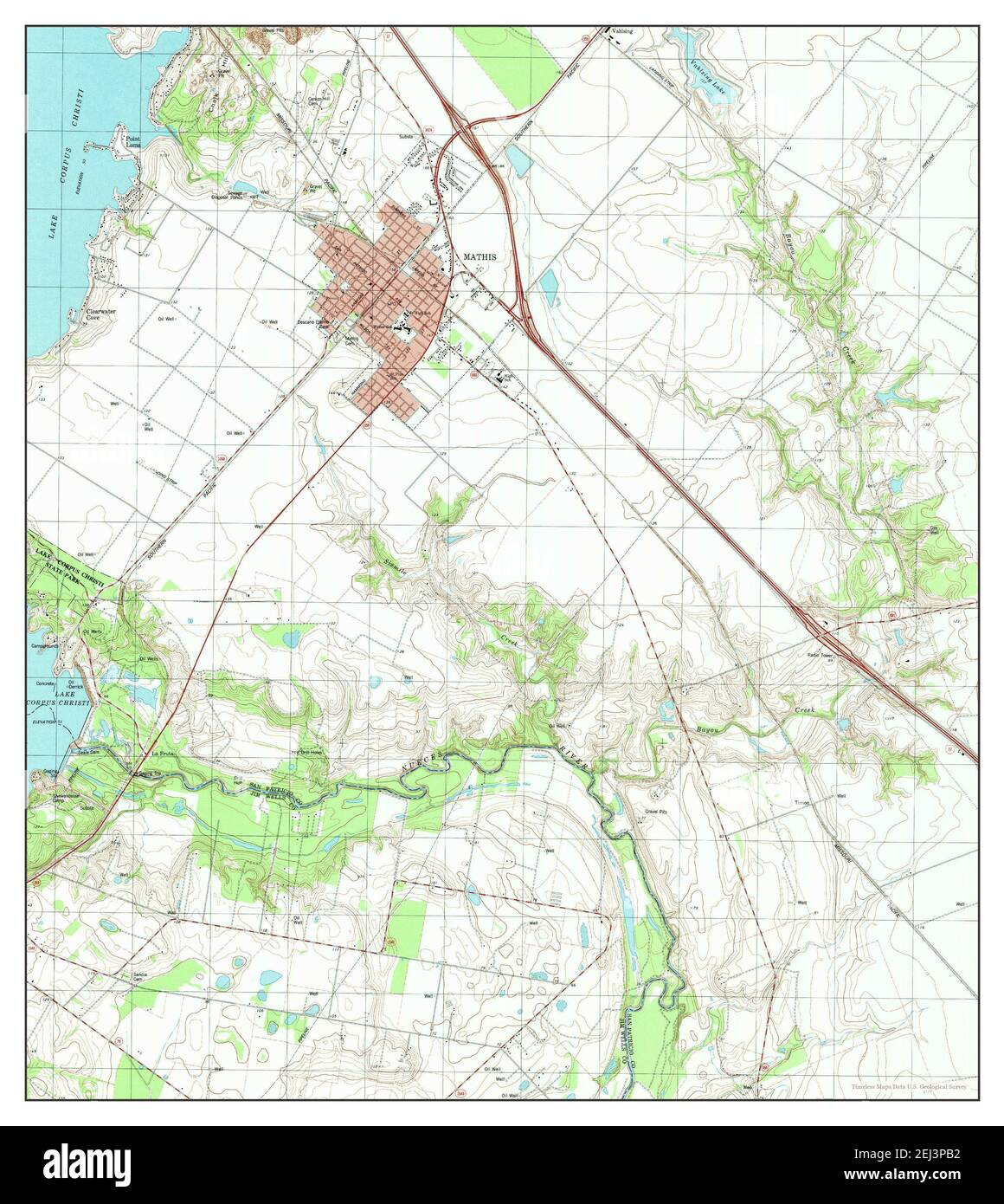 Mathis texas map hires stock photography and images Alamy