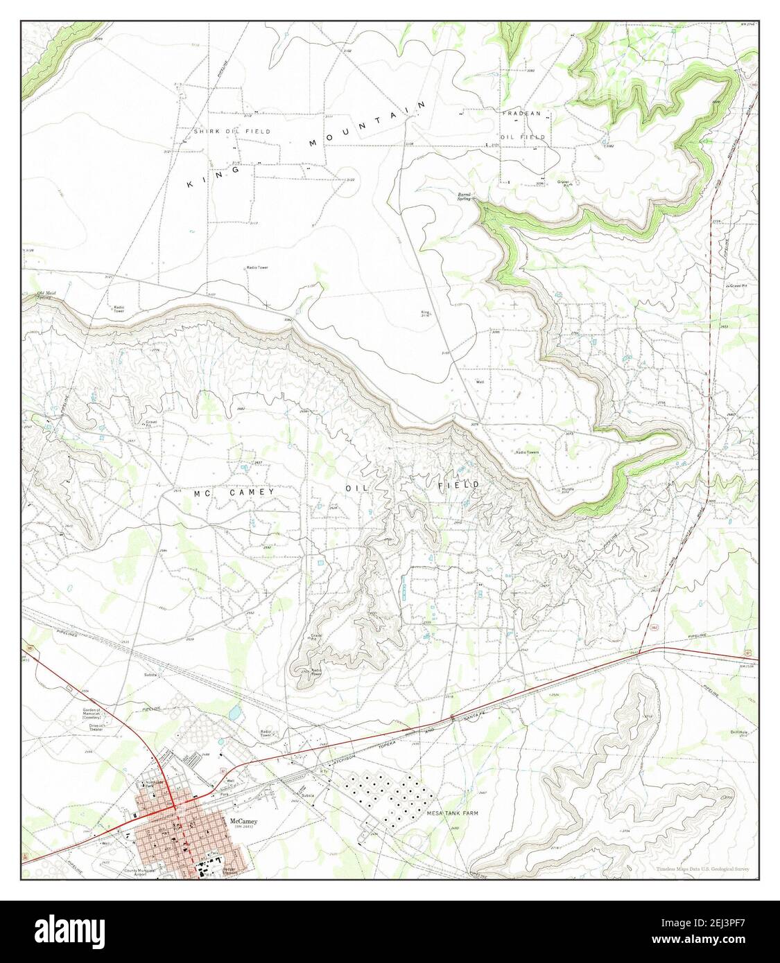 Map of mccamey texas Cut Out Stock Images & Pictures Alamy