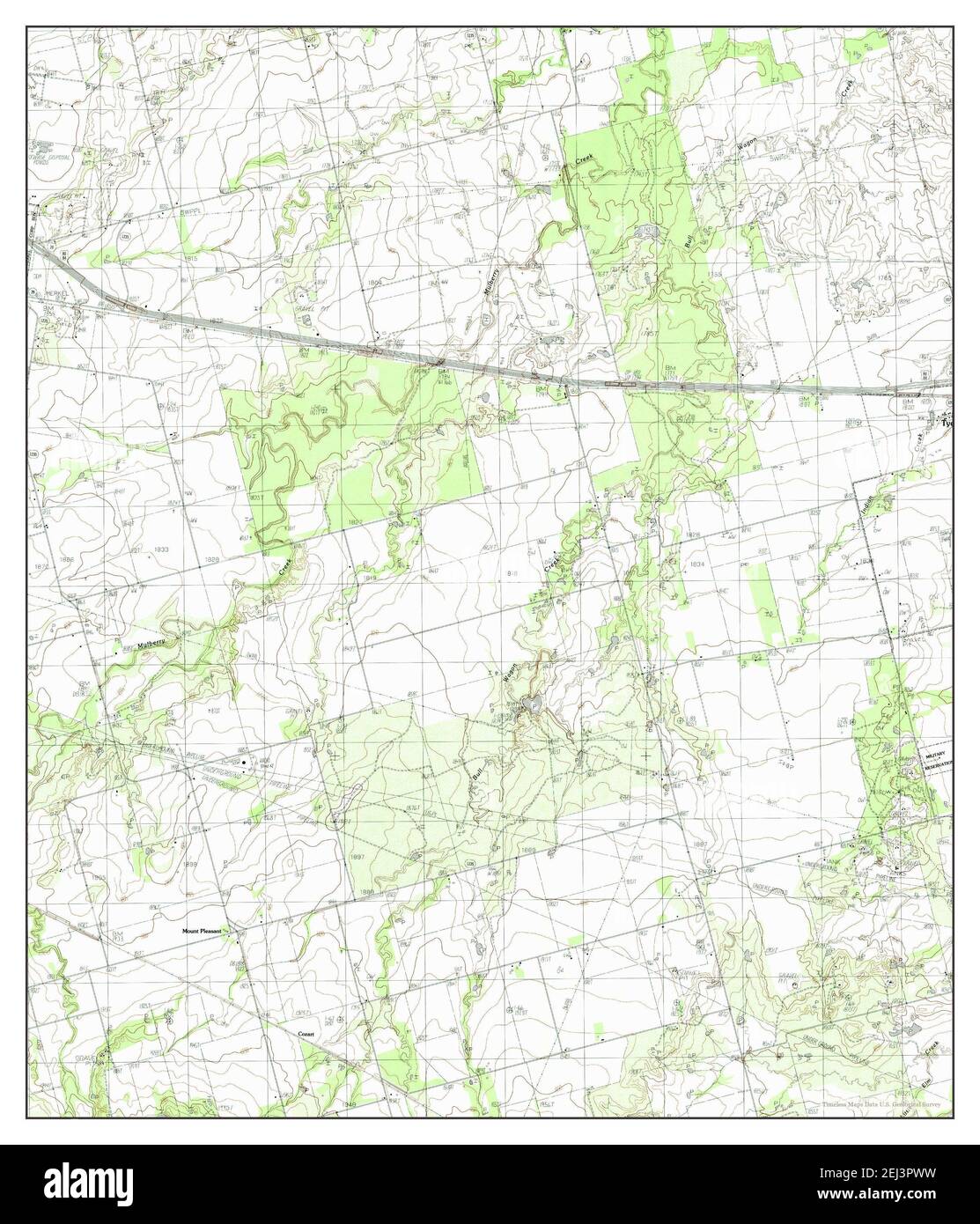 Merkel East, Texas, map 1984, 124000, United States of America by