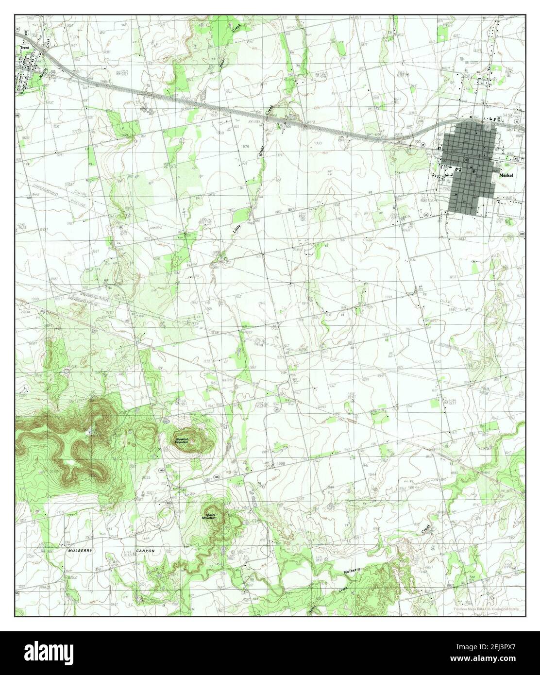 Map of merkel texas hires stock photography and images Alamy