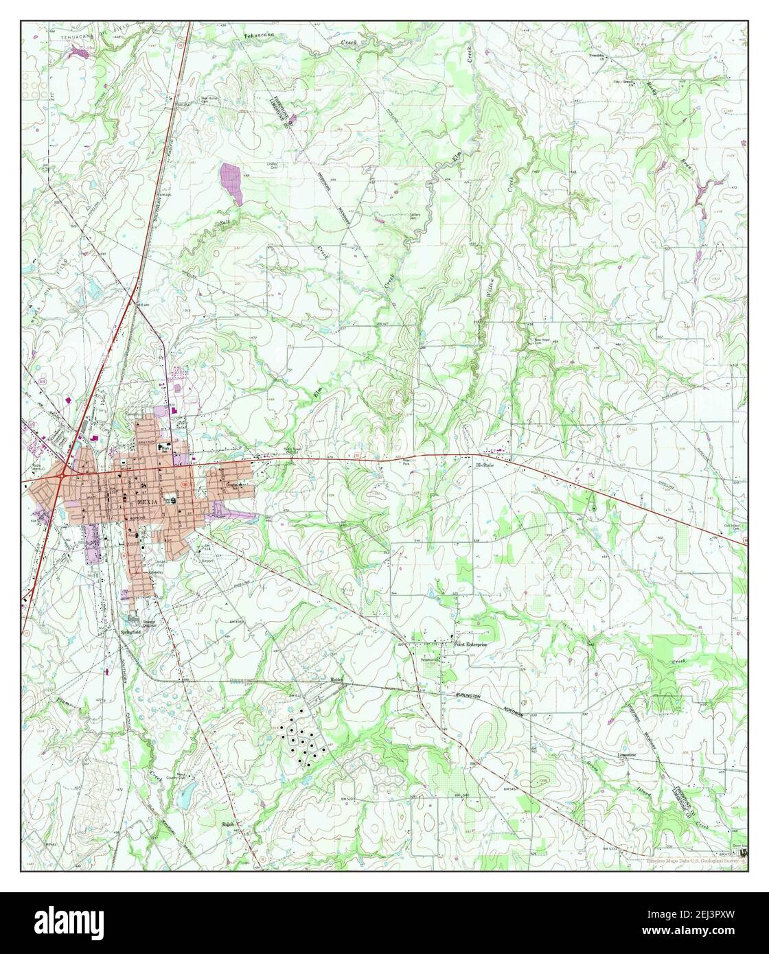 Mexia Texas Hi Res Stock Photography And Images Alamy   Mexia Texas Map 1963 124000 United States Of America By Timeless Maps Data Us Geological Survey 2EJ3PXW 