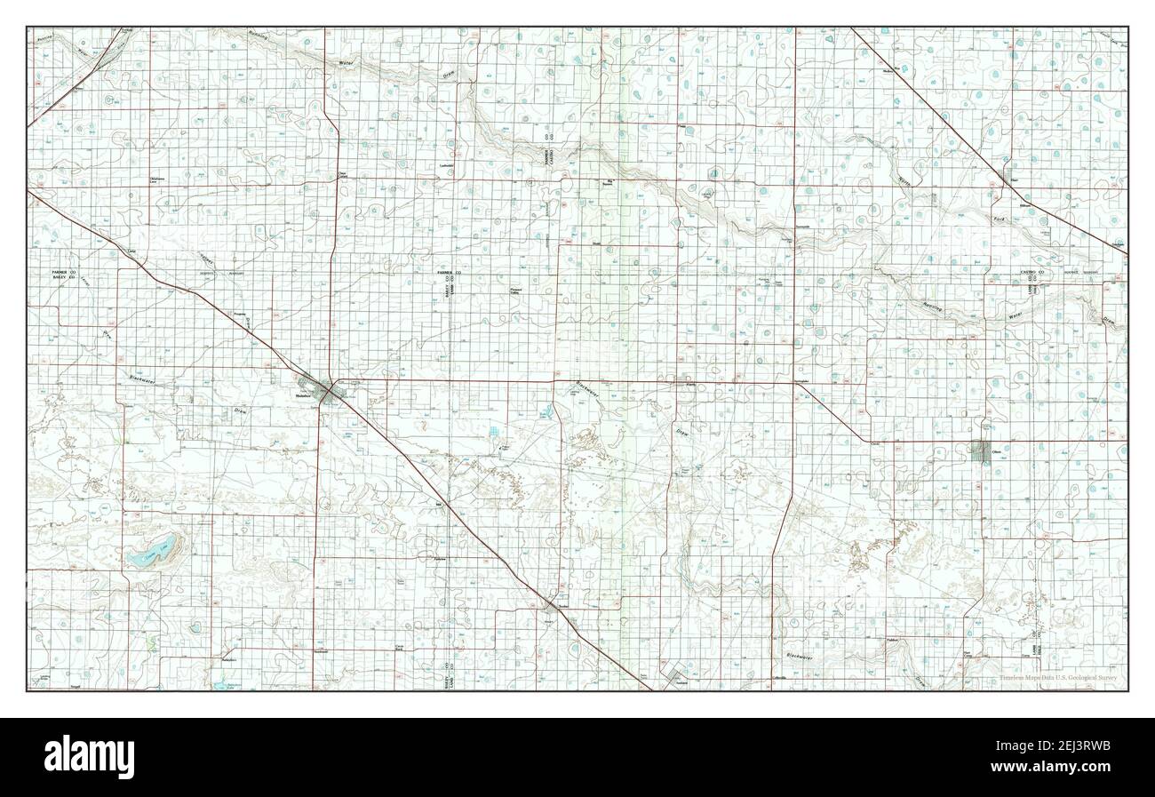 Muleshoe, Texas, map 1985, 1100000, United States of America by