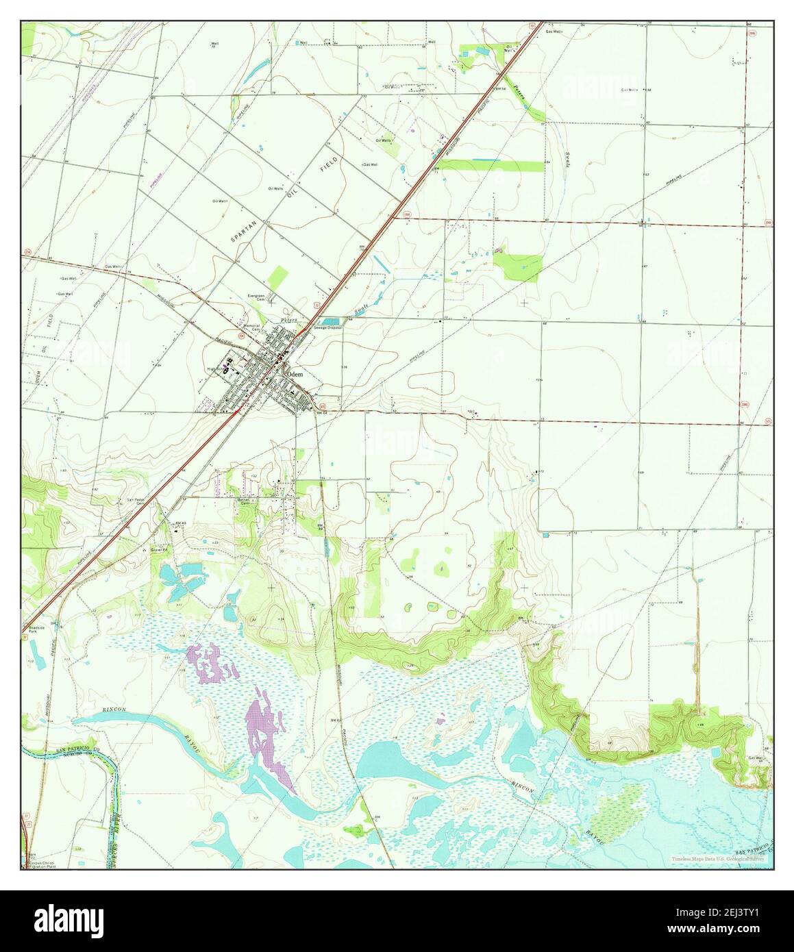 Odem texas map Cut Out Stock Images & Pictures Alamy