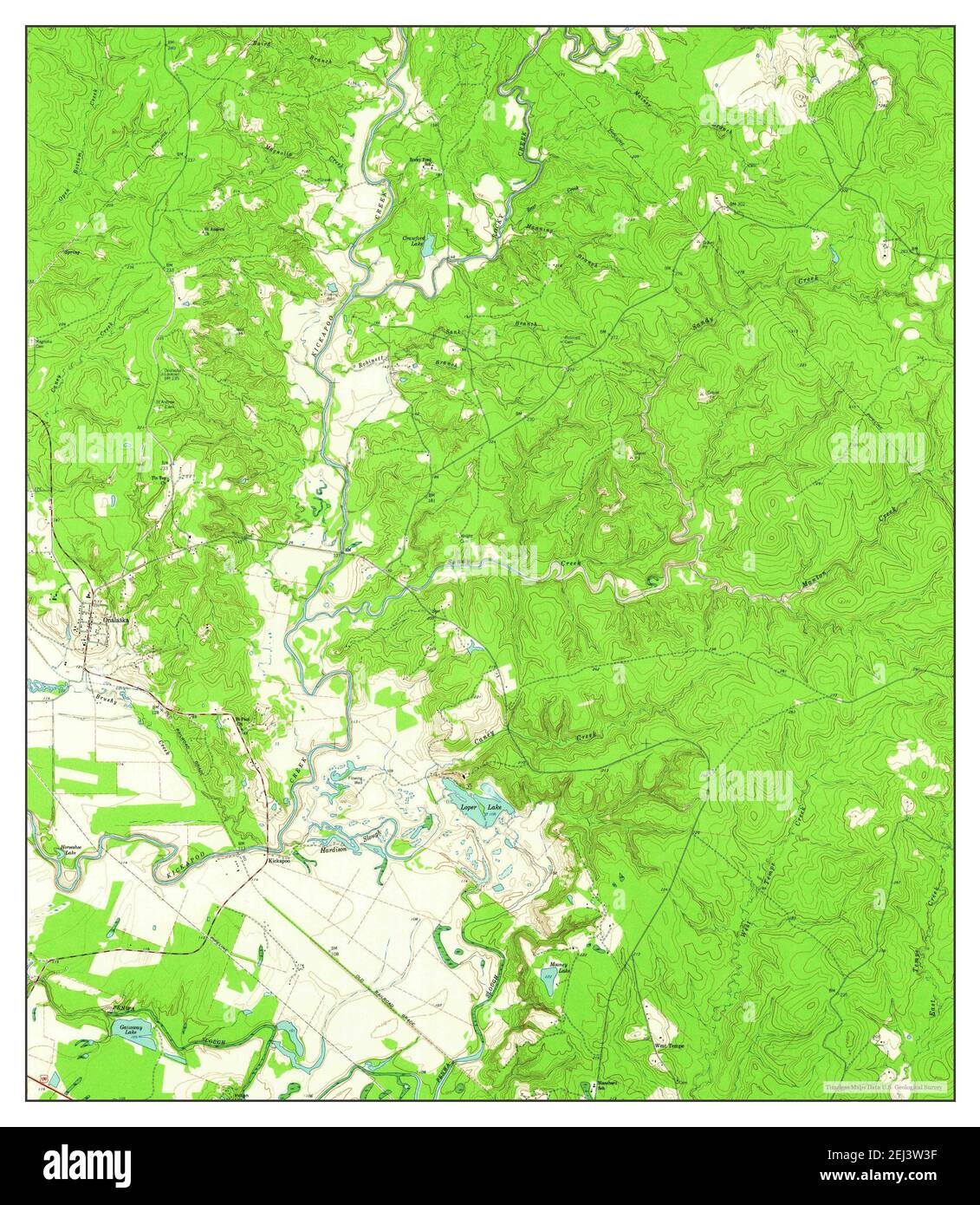 Onalaska, Texas, map 1961, 124000, United States of America by