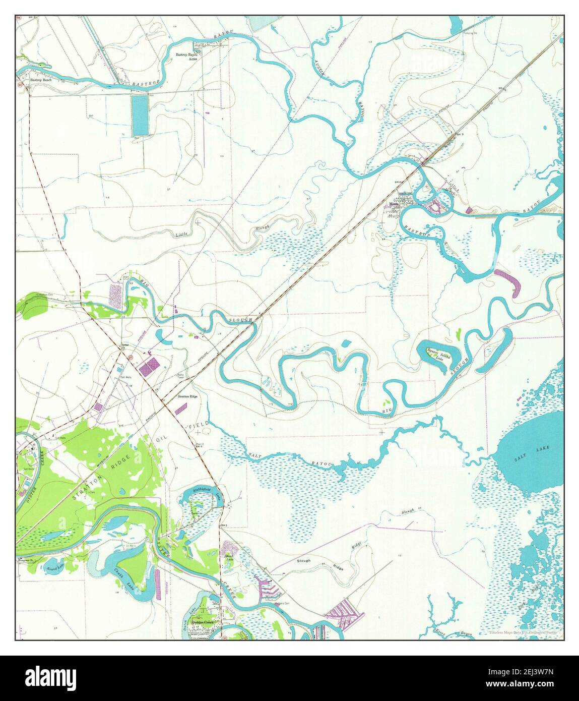 Oyster Creek, Texas, map 1963, 124000, United States of America by