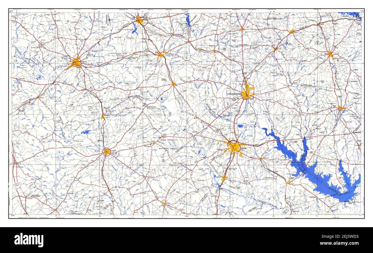 Map of palestine texas hires stock photography and images Alamy