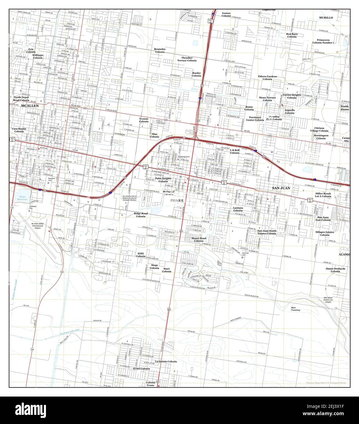 Pharr texas map Cut Out Stock Images & Pictures Alamy