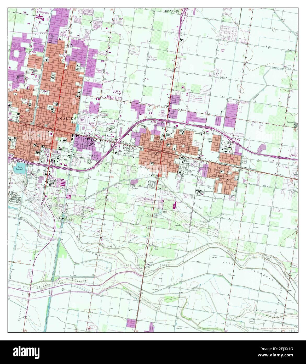Pharr texas map Cut Out Stock Images & Pictures Alamy
