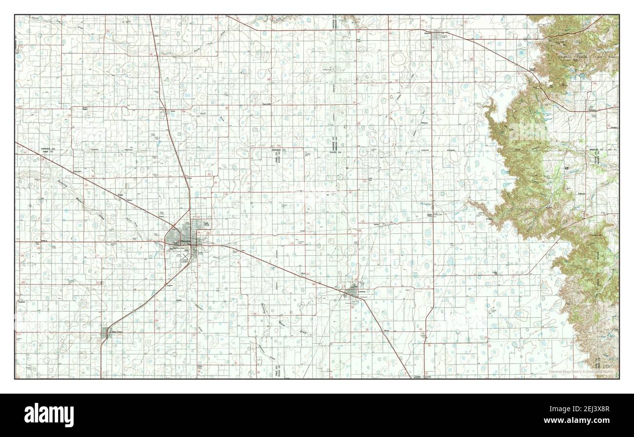 Plainview Texas map 1985 1 100000 - Plainview Texas Map 1985 1100000 United States Of America By Timeless Maps Data Us Geological Survey 2EJ3X8R