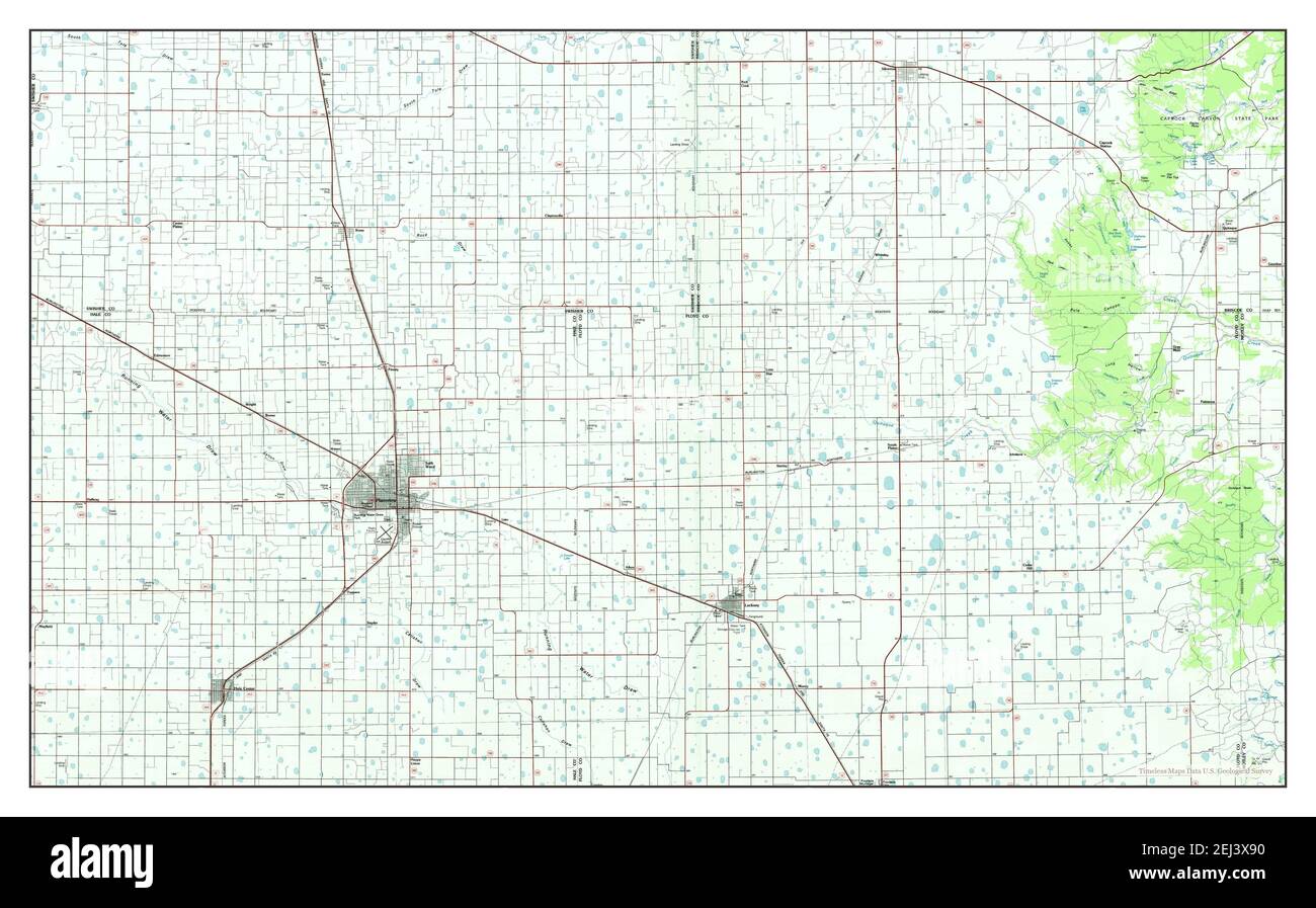 Plainview Texas map 1985 1 100000 - Plainview Texas Map 1985 1100000 United States Of America By Timeless Maps Data Us Geological Survey 2EJ3X90