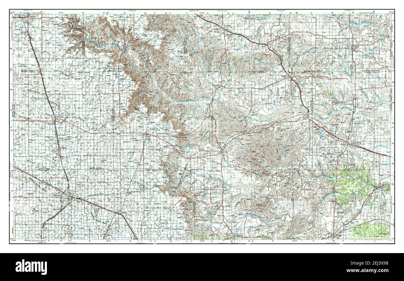Plainview Texas map 1954 1 250000 - Plainview Texas Map 1954 1250000 United States Of America By Timeless Maps Data Us Geological Survey 2EJ3X98