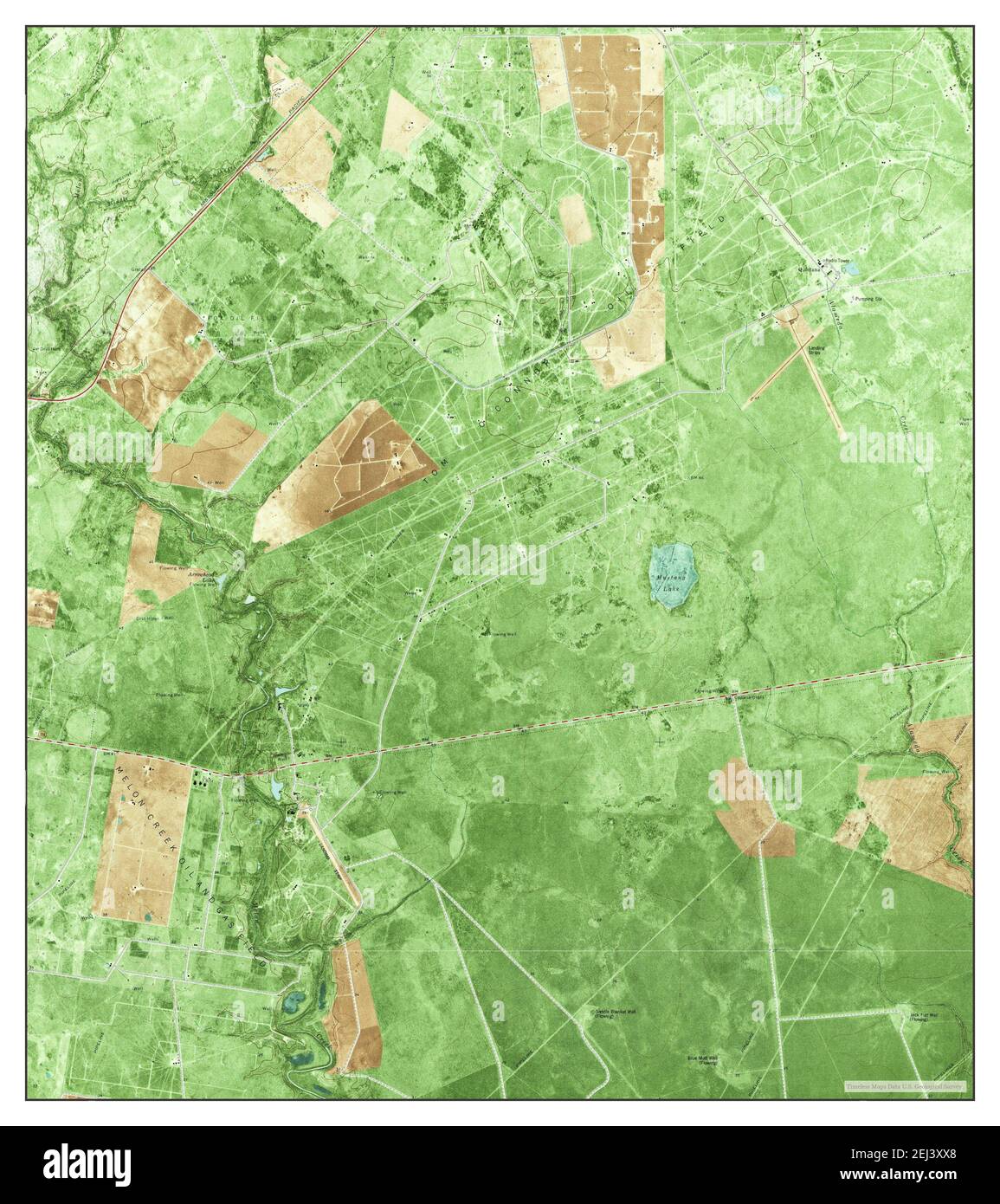Quintana, Texas, map 1979, 124000, United States of America by