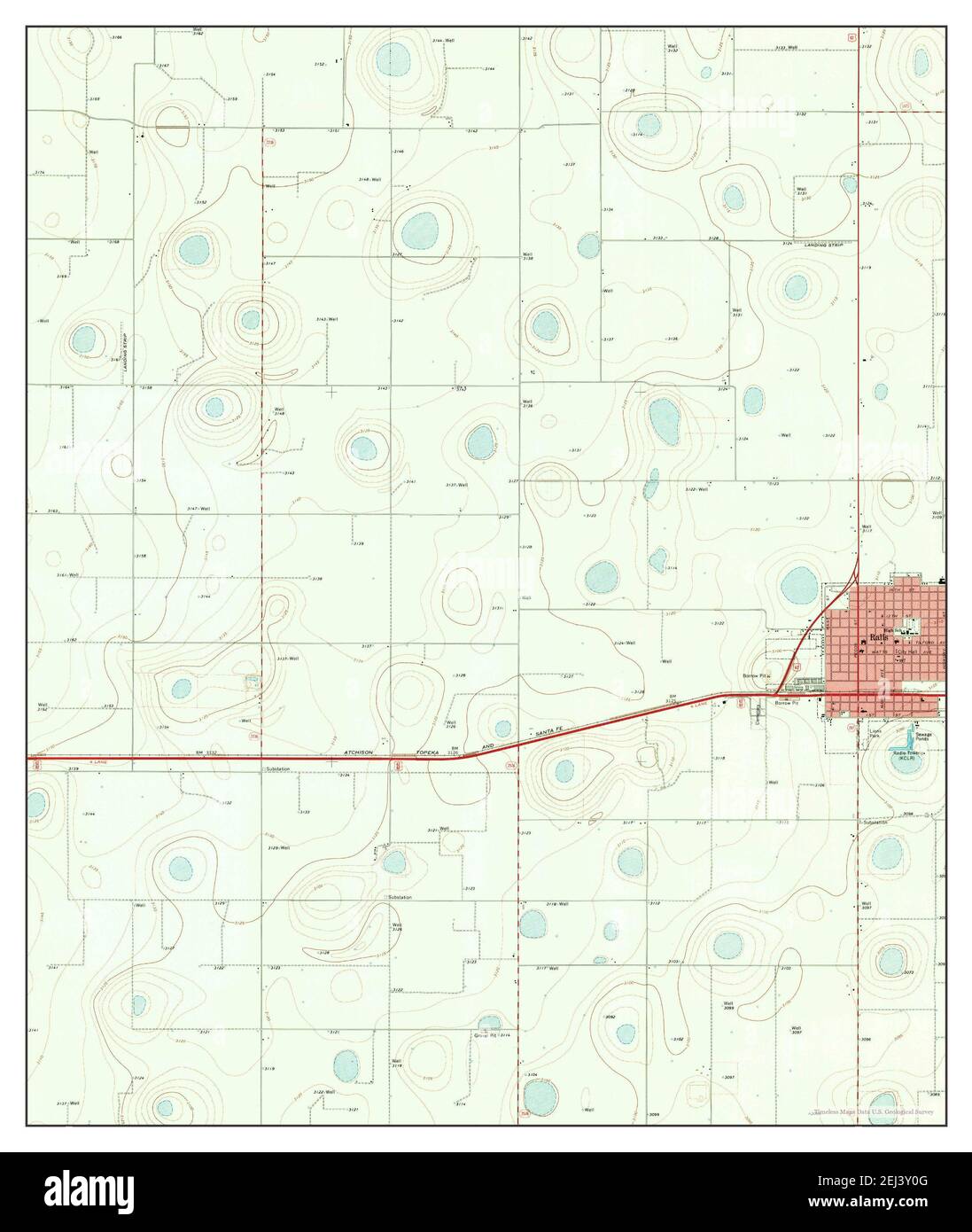 Map of ralls texas Cut Out Stock Images & Pictures Alamy