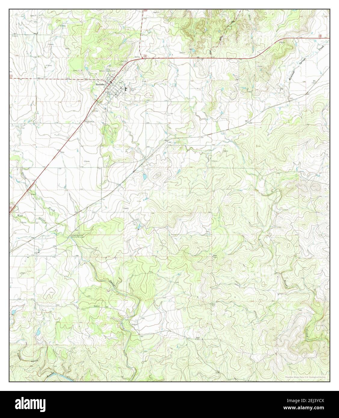 Rochelle, Texas, map 1963, 1:24000, United States of America by ...