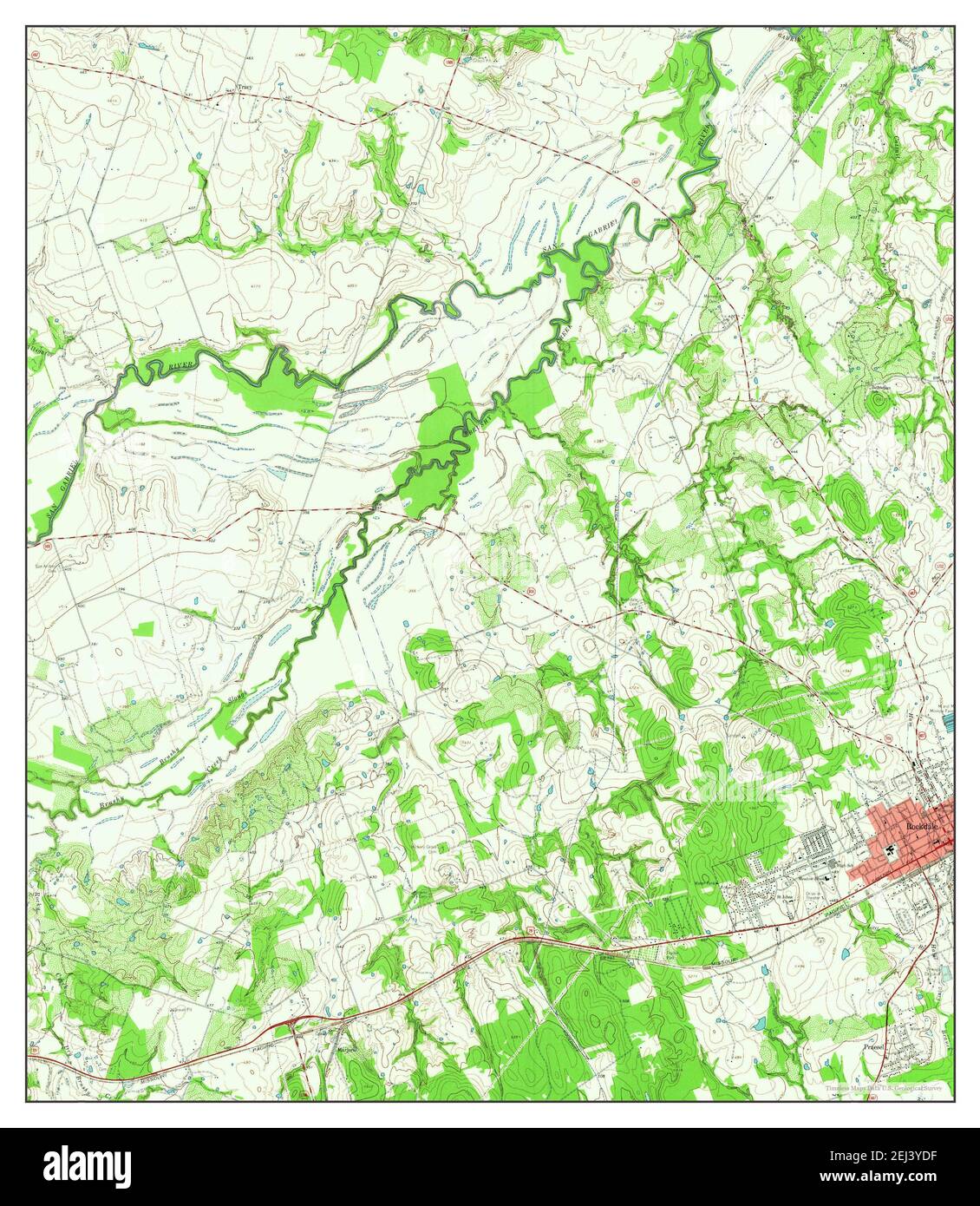 Rockdale West, Texas, map 1962, 124000, United States of America by