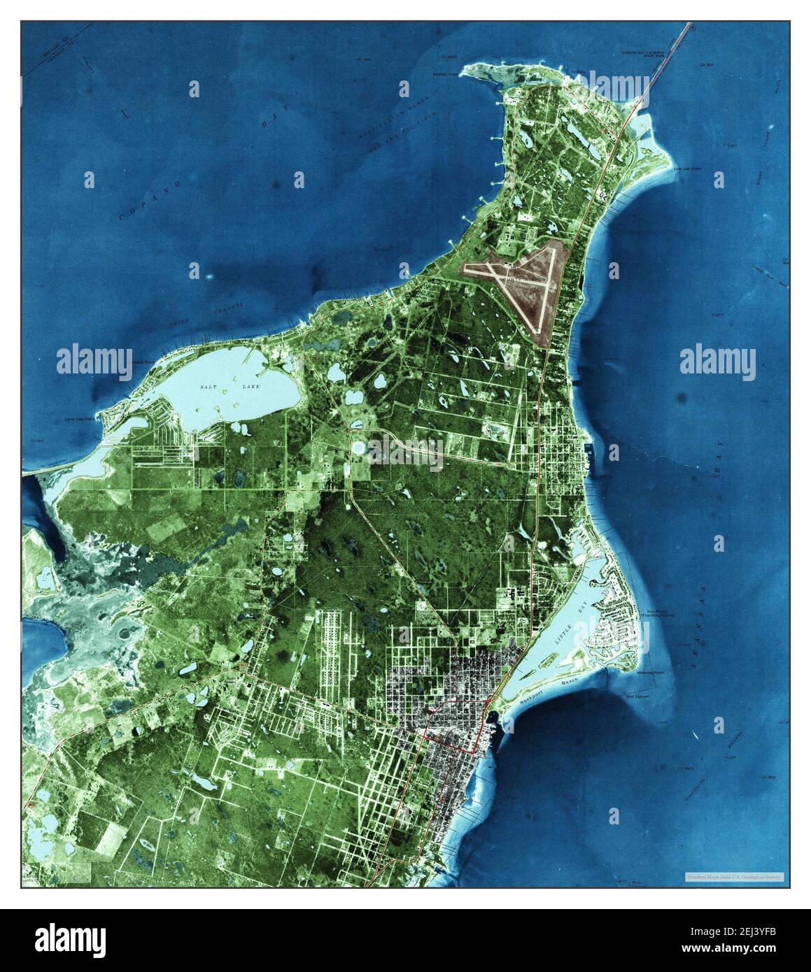 Rockport texas map Cut Out Stock Images & Pictures Alamy