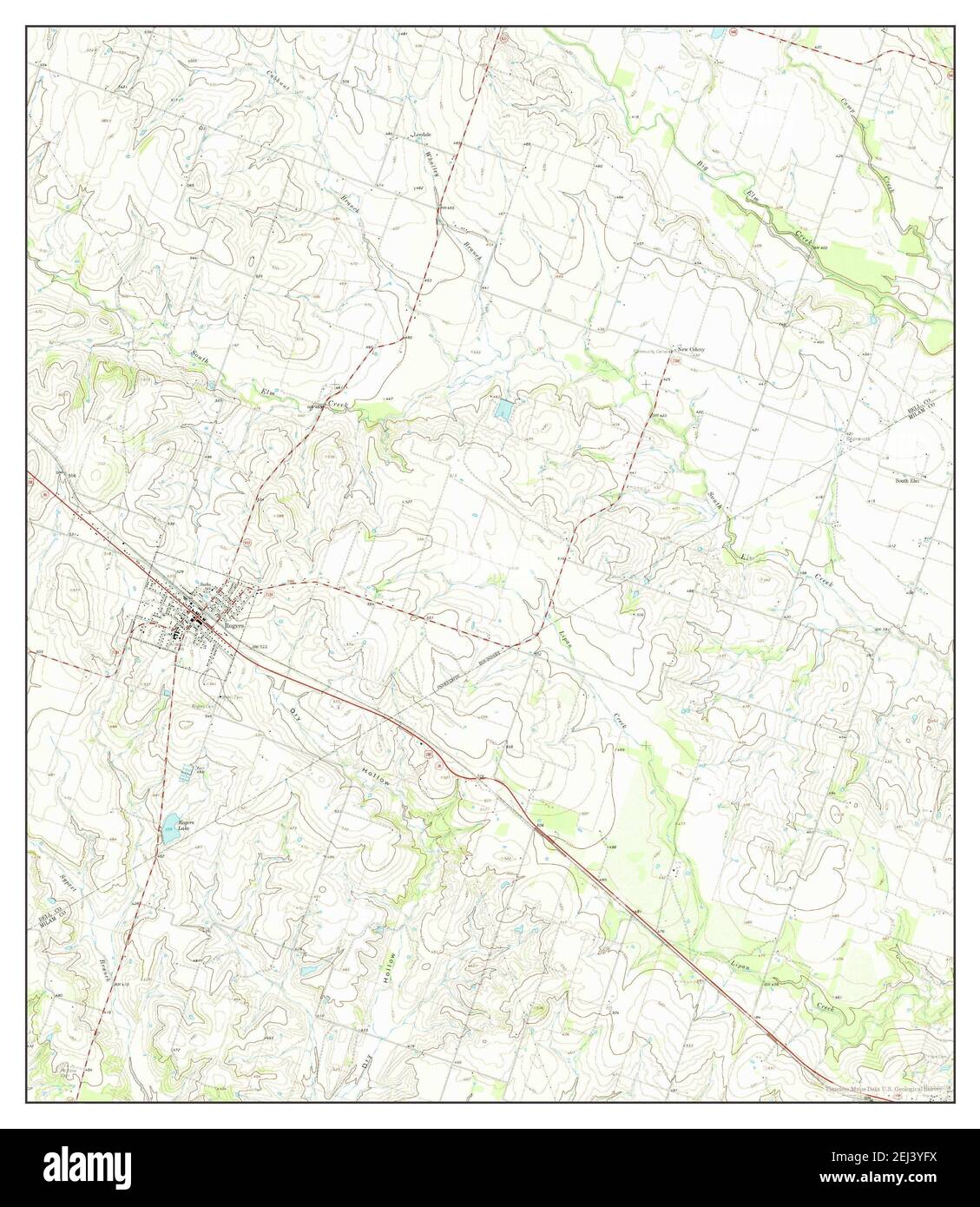 Map of rogers texas hires stock photography and images Alamy