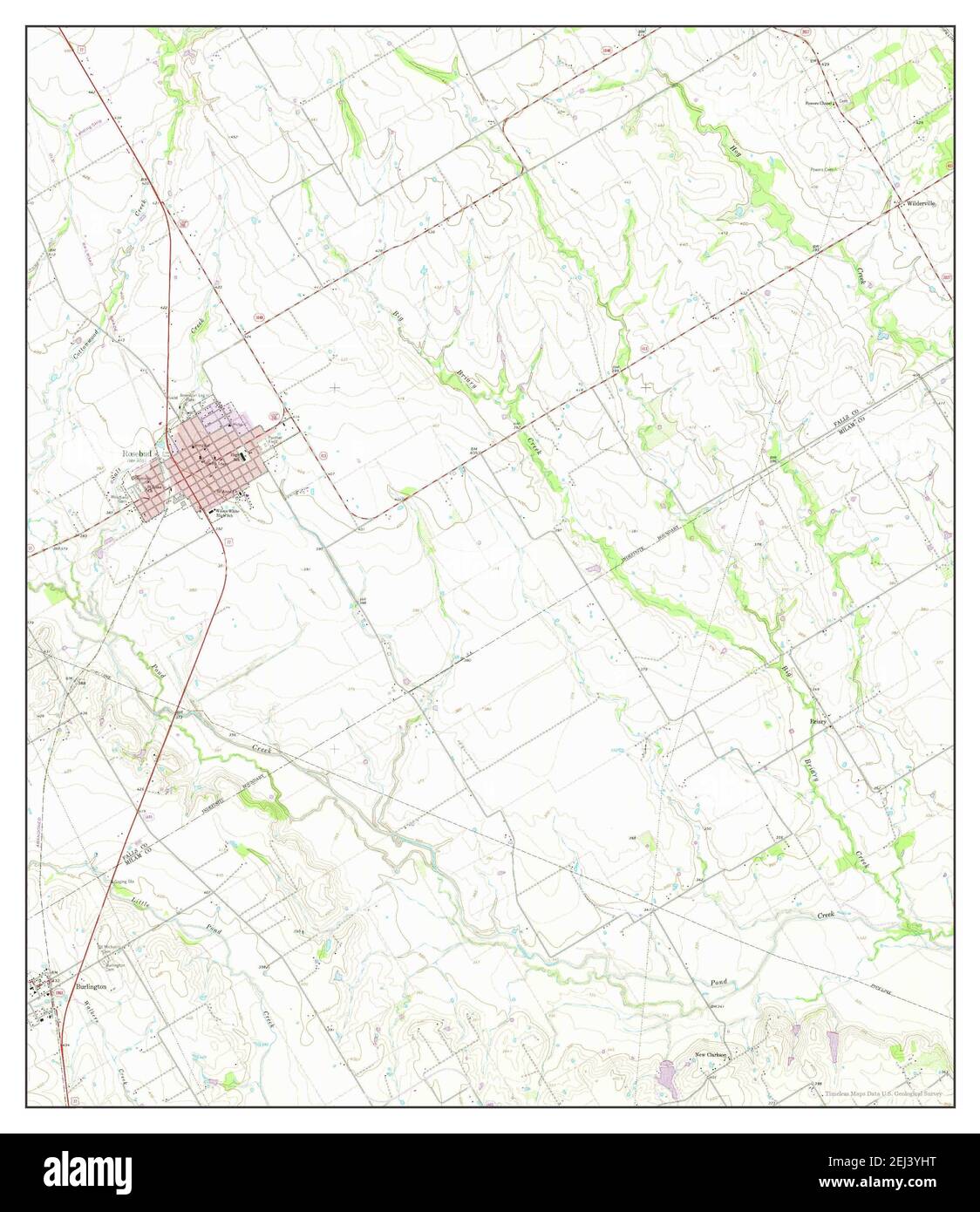 Map of rosebud Cut Out Stock Images & Pictures Alamy