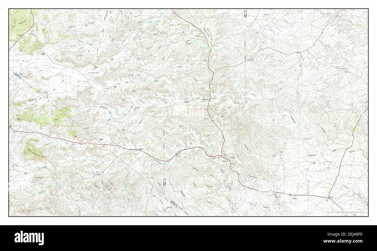 Sanderson, Texas, map 1985, 1100000, United States of America by