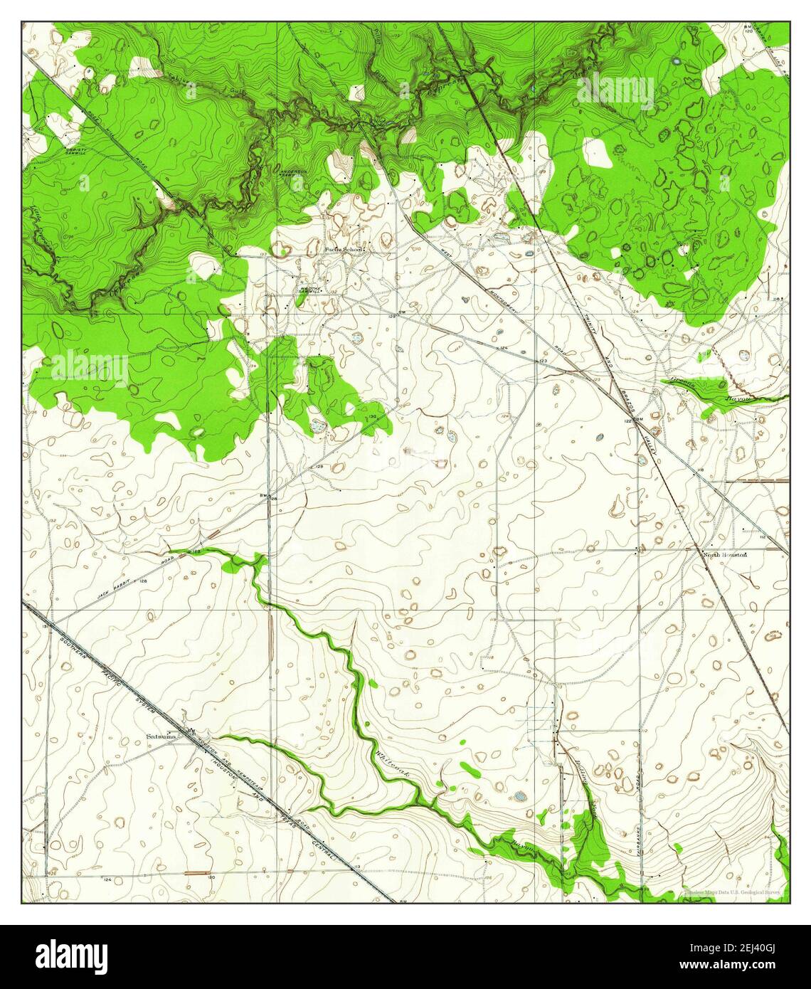Satsuma, Texas, map 1916, 124000, United States of America by Timeless