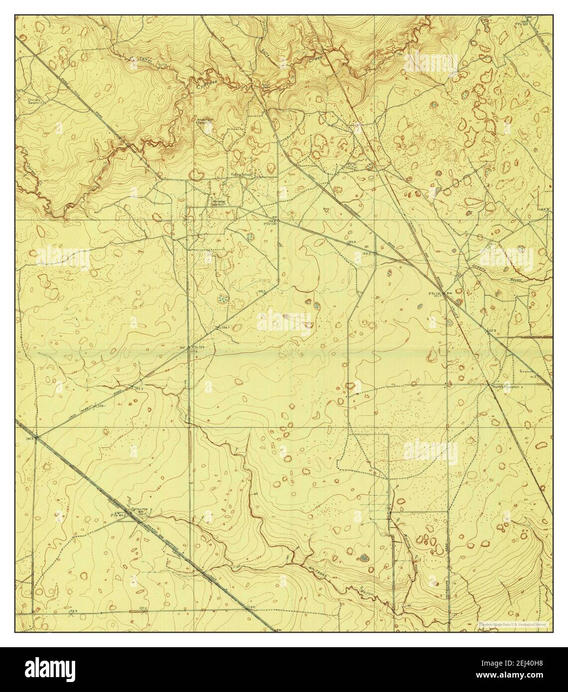 Satsuma, Texas, map 1916, 124000, United States of America by Timeless