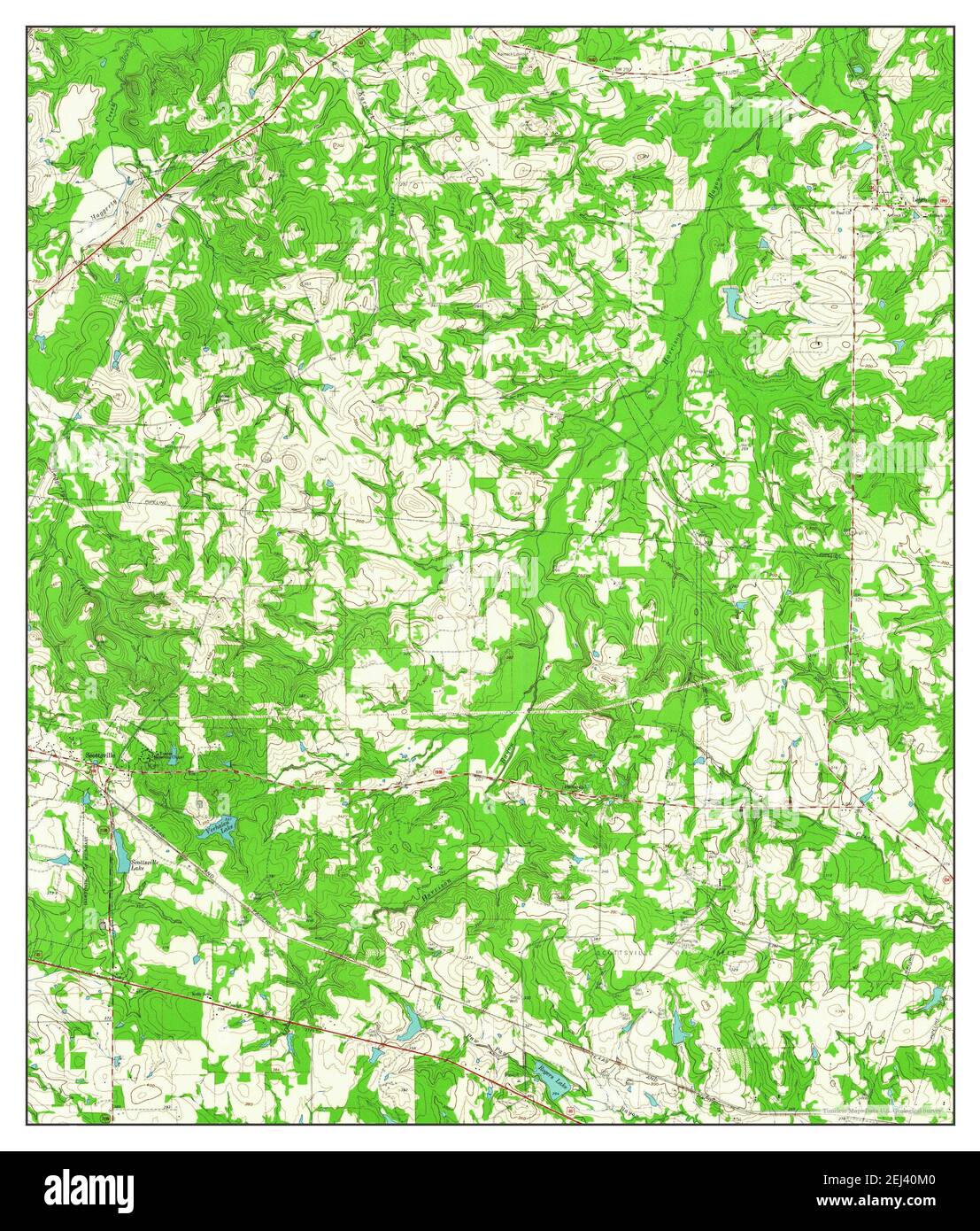 Map of scottsville hires stock photography and images Alamy