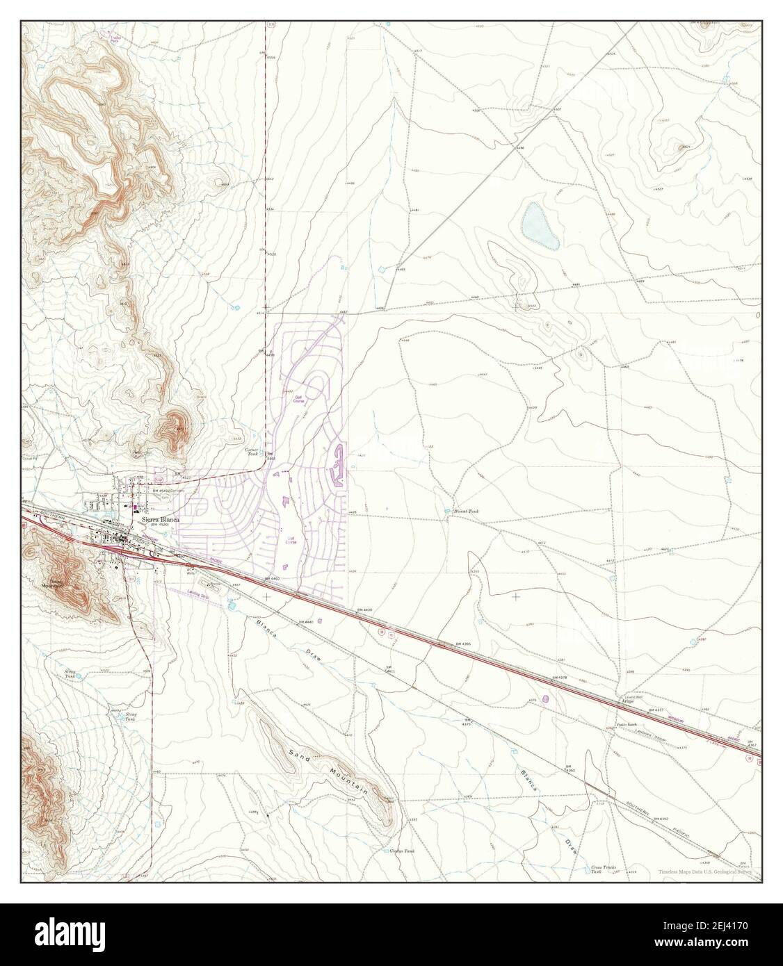 Sierra Blanca Texas Map 1964 1 24000 United States Of America By Timeless Maps Data U S Geological Survey Stock Photo Alamy Sierra Blanca Texas Map
