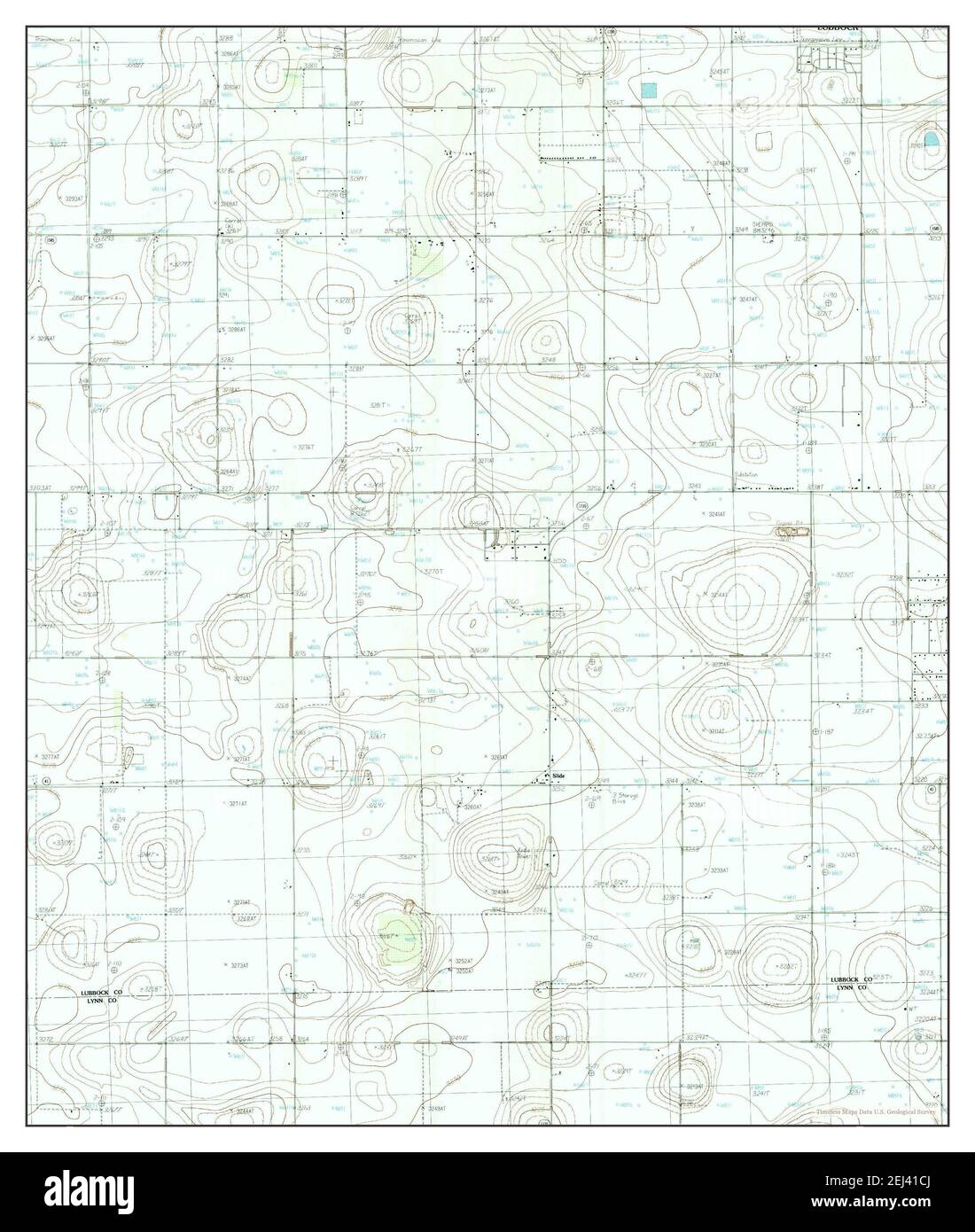 Slide, Texas, map 1985, 1:24000, United States of America by Timeless ...