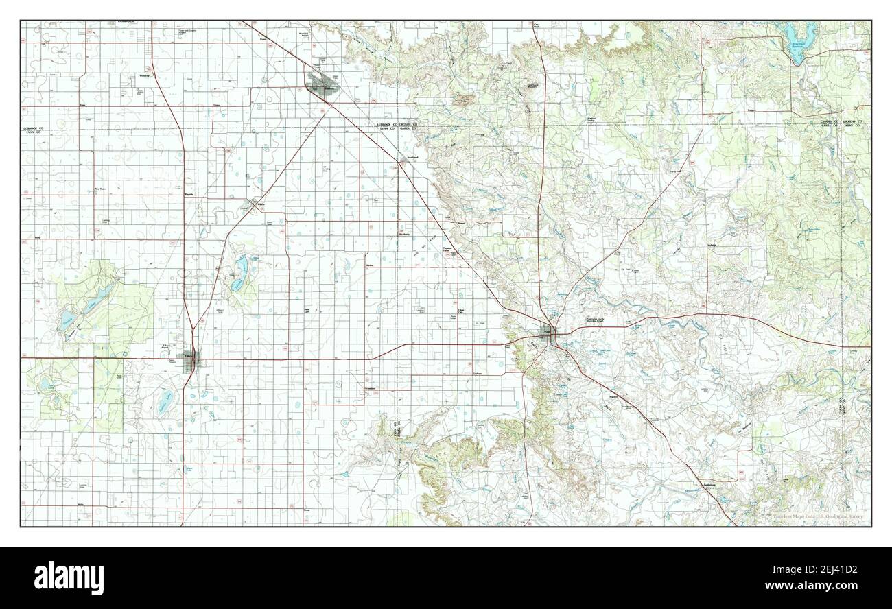 Map of slaton hires stock photography and images Alamy