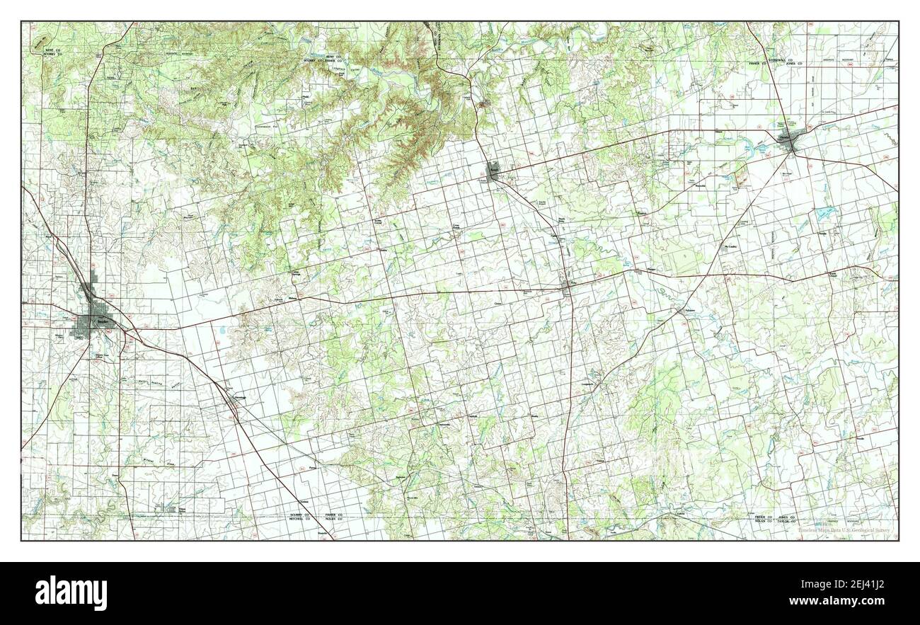 Snyder texas map Cut Out Stock Images & Pictures Alamy