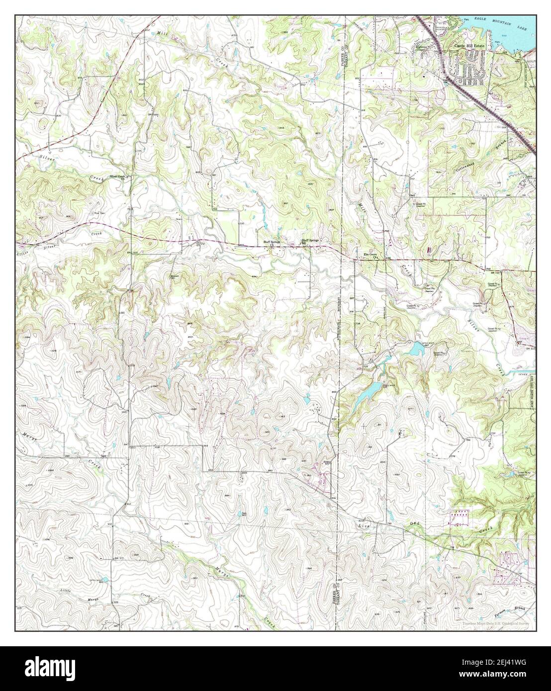 Springtown map Cut Out Stock Images & Pictures Alamy